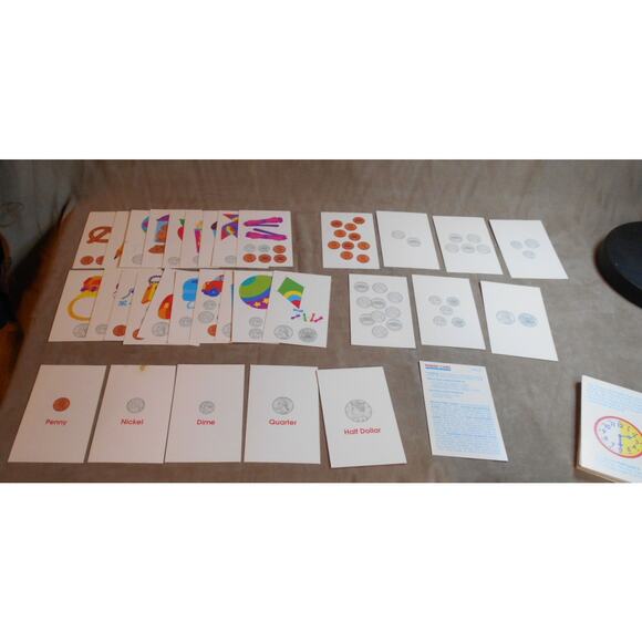 Vintage 1994 Time & Money Flash Cards School Zone Publishing #04016 Complete - Picture 6 of 11